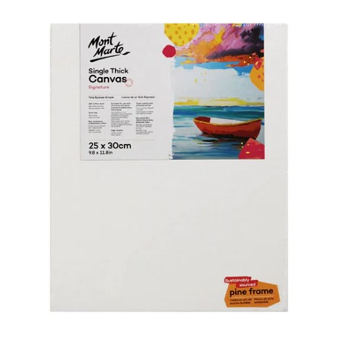 MONT MARTE SIGNATURE CANVAS Pine Frame Thick 25 x 30cm